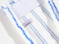 Mobile Preview: Microfasermopp mit blauen Streifen, 40 cm oder 50 cm,  5 Stück