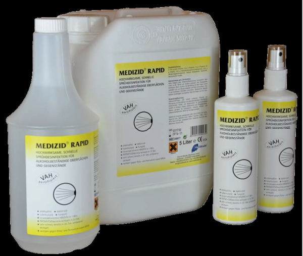 MEDIZID® Rapid Schnelldesinfektion 12 x 1 Liter