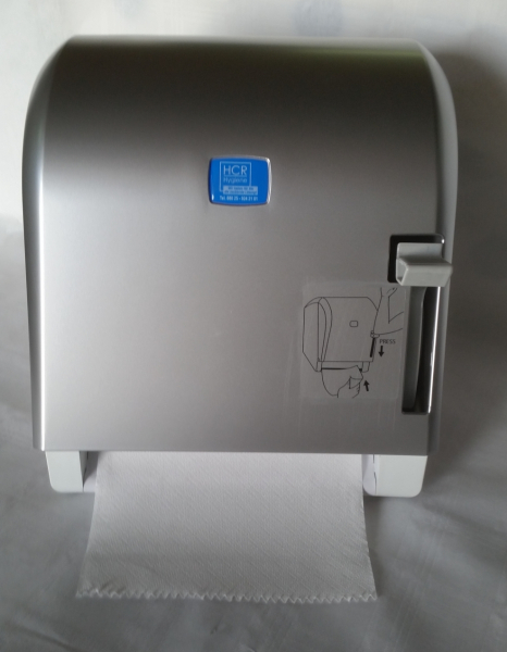 Handtuchrollenspender mechanisch in Chrom-Optik