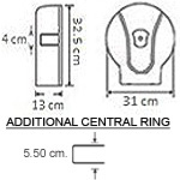 Jumbo Toilettenpapierspender in Chromoptik